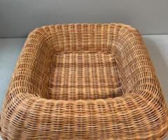 Vintage IKEA Rotan Hondenmand / Kattenmand